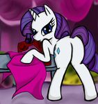  cloth cutie_mark equine female feral friendship_is_magic fur horn horse imjustanotherbrony invalid_tag little mammal me my my_little_pony pony r34 rarity_(mlp) sewing_machine solo unicorn watch white_fur work 