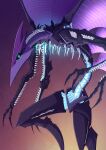 alien ambiguous_gender anthro avian bird corruption cracks hasbro hi_res looking_at_viewer magic:_the_gathering phyrexian ribs robot_anthro solo teeth wings wizards_of_the_coast zeptophidia