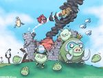  ? angry angry_birds avian bird castle crossover crown egg fire green mamoswine pelipper pidgey pig pikachu pok&eacute;mon porcine primeape slingshot smoke spearow swablu swinub wings 