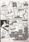  bat big_breasts black_and_white breasts canine comic cum dialog dialogue digital erection female fox hedgehog knuckles_the_echidna male mammal michiyoshi miles_prower monochrome penis rouge rouge_the_bat scan sega sonic_(series) sonic_the_hedgehog straight tails text 