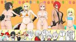  ass capcom dante devil_may_cry lady middle_finger sling_bikini tagme thong trish tube_top vergil 