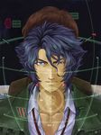  bad_id bad_pixiv_id blue_eyes blue_hair brown_hair crow_broust gundam gundam_00 lockon_stratos multiple_boys super_robot_wars super_robot_wars_z2 