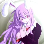  animal_ears bunny_ears long_hair purple_hair reisen_udongein_inaba solo ssi touhou 
