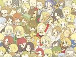  6+girls adele_(baccano!) baccano! bandana berga_gandor carol_(baccano) chainie chane_laforet character_request charon_walken christopher_shouldered claire_stanfield claudia_walken czeslaw_meyer elbow_gloves ennis eve_genoard everyone firo_prochainezo flower glasses gloves graham_spector gustav_st-germain hair_flower hair_ornament hat huey_laforet isaac_dian jacuzzi_splot keith_gandor ladd_russo lua_klein maria_barcelito miria_harvent monocle multiple_boys multiple_girls nice_holystone phil_(baccano!) rachel_(baccano!) riza_laforet sickle_(baccano) stitches sword tileable tock_jefferson weapon yukke 