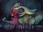  bad_deviantart_id bad_id breloom chameleon claws closed_eyes couple creature full_body fushigi_no_dungeon gen_3_pokemon glitchedpuppet hetero highres hug hug_from_behind interspecies kecleon monocle no_humans not_shiny_pokemon pk_(pmd-explorers) pokemon pokemon_(creature) pokemon_(game) pokemon_fushigi_no_dungeon purple_skin shroomsworth_(pmd-explorers) sitting 