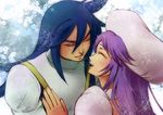  atwight_eks blue_hair dymlos_timber eyes_closed hat long_hair open_mouth purple_hair tales_of_(series) tales_of_destiny tales_of_destiny_2 