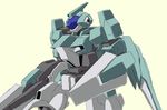  clanche_custom energy_gun gun gundam gundam_age mecha no_humans science_fiction shield simple_background weapon yudepii 