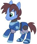  blue_body crossover equine feral friendship_is_magic horse male mammal mega_man_(character) mega_man_(series) my_little_pony plain_background ponification pony solo unknown_artist white_background wiirdo 