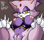  blaze_the_cat breasts cat clitoris feline female fur hair half-closed_eyes kayla-na looking_at_viewer mammal nipples open_mouth plump_labia purple purple_body purple_fur purple_hair pussy sega simple_background solo sonic_(series) spreading yellow_eyes 