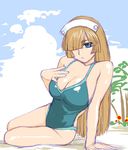  70s blue_eyes brown_hair fujiyama_shizuka gaiking gaiking:_legend_of_daikuu_maryuu hair_over_one_eye maid oldschool one-piece_swimsuit swimsuit touei 