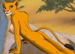  breasts butt disney feline female kiara lion lioness pose push_up the_lion_king 