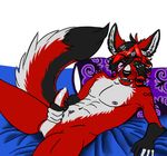  bittenwolf canine cum fur male mammal masturbation penis precum red_fur rowdy solo wolf 