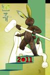  ambiguous_gender disembodied hammer lagomorph mammal multi_hands nude rabbit riku-usi_(artist) riku_usi 