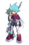  capcom highres pandora pandora_(rockman) prometheus prometheus_(rockman) protecting rockman rockman_zx weapon 