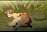  ass bent_over brown_eyes brown_hair foreskin freckles glasses imminent_rape maki_(happy_soda) panties pantyshot ribbed_sweater scooby-doo short_hair skirt sweater tampon_string tentacles underwear upskirt velma_dace_dinkley yellow_panties 
