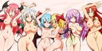  6+girls 6girls artist_request ass blonde_hair blue_eyes blue_hair braid breasts demon_tail female flandre_scarlet hair_ornament hair_ribbon head_wings hong_meiling izayoi_sakuya koakuma large_breasts long_hair lying macro_(macroo) maid_headdress multiple_girls navel nipples nude on_back on_side patchouli_knowledge purple_eyes purple_hair pussy red_eyes red_hair remilia_scarlet ribbon short_hair silver_hair tail take_your_pick the_embodiment_of_scarlet_devil tongue tongue_out touhou uncensored wings wink 