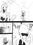  black_and_white braabsortion breasts cell cell_(dragonball) comic dragon_ball english_text female group invalid_tag kalnareff male monochrome sketch text vorarephilia vore 