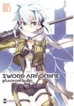  1girl abec bunbun gun highres official_art scarf shinon_(sao) sword_art_online weapon 