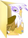  alpha_cannel avian beak blues27xx feather female feral folder friendship_is_magic gilda_(mlp) gryphon icon low_res my_little_pony plain_background solo talon transparent_background wings yellow_eyes 