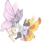  2012 antennae cute eyes_closed fire insect kavaa male moth mothim plain_background pok&eacute;mon pok&eacute;morph sitting smile venomoth white_background wings 