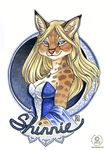  african_golden_cat badge feline female jewelry kacey lynx mammal shinnie solo 