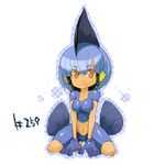  fukuro@kyugyo fukurou_(owl222) marshtomp personification pixiv_thumbnail pokemon smile 