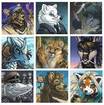  arctic_fox canine cougar crocodile dragon feline female fox icon kacey male mammal mustelid otter red_panda reptile scalie wolf 