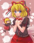  bad_id bad_pixiv_id blonde_hair blue_eyes doll medicine_melancholy ribbon short_hair solo su-san touhou yuuta_(tokoton_hirune_hiyori) 