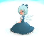  bad_id bad_pixiv_id blue_eyes blue_hair bow cirno ica ice short_hair solo touhou wings 