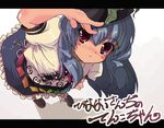  bad_id bad_pixiv_id blue_hair blush face fukai_ryousuke hinanawi_tenshi long_hair oekaki red_eyes solo touhou 