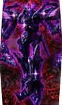  aquarion_(series) aquarion_evol dark_persona epic glowing glowing_eyes highres mecha solar_aquarion solo super_robot 