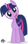  absurd_res alpha_channel equine female feral friendship_is_magic hair hi_res horn horse long_hair looking_at_viewer mammal multi-colored_hair my_little_pony plain_background pony purple_eyes silly smile solo tbcroco tongue transparent_background twilight_sparkle_(mlp) unicorn 