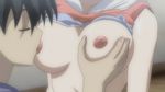  animated animated_gif breast_sucking breasts katou_karen nipple_sucking nipples school_days shiny_days 
