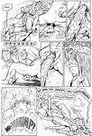  anthro balls big_breasts black_and_white breasts cave cockslap comic cowgirl_position cum dragon duo english_text equine female female_on_top glans gustav gustav_(here_there_be_dragons) here_there_be_dragons horse huge_breasts humanoid_penis hyper hyper_penis interspecies karno long_penis male mammal monochrome nipples non-mammal_breasts on_top penis pussy pussy_juice sex size_difference straddling straight text wings zashy 