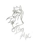 big_macintosh_(mlp) black_and_white cookiekangaroo equine friendship_is_magic fruit horse male mammal monochrome my_little_pony necklace open_mouth pony portrait sketch solo 