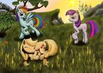  applejack_(mlp) blonde_hair castle cutie_mark detailed_background equine eye_contact female feral flower friendship_is_magic frown grass group hair hat horn horse leyanor mammal mountain multi-colored_hair my_little_pony one_eye_closed pegasus pink_hair pony purple_eyes purple_hair rainbow_dash_(mlp) rainbow_hair smile sun tree twilight_sparkle_(mlp) two_color_hair two_tone_hair unicorn water waterfall wings wood 