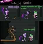  comic cosplay dragon equine female feral friendship_is_magic horn horse jill_valentine male mammal my_little_pony parody pony reptile resident_evil richard_aiken scalie snake spike_(mlp) twilight_sparkle_(mlp) unicorn zergrex 