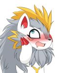  ambiguous_gender digimon digimon_(species) digital_media_(artwork) erismon eulipotyphlan hedgehog mammal open_mouth papilrux simple_background smile solo 