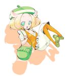  1girl 2girl bag bel_(pokemon) blonde_hair cap chorimokki hat multiple_girls pokemon solo 
