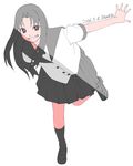  copyright_request long_hair lowres school_uniform shiwasu_takashi smile solo 