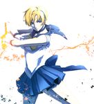  back_bow bad_id bad_pixiv_id banned_artist bishoujo_senshi_sailor_moon blonde_hair blue_choker blue_eyes blue_sailor_collar bow choker earrings high_contrast jewelry pleated_skirt pose s_tanly sailor_collar sailor_senshi_uniform sailor_uranus short_hair skirt solo ten'ou_haruka very_short_hair white_background yellow_bow 