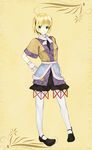  blonde_hair mizuhashi_parsee pantyhose ruit short_hair solo touhou white_legwear 