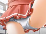  cheerleader frilled_panties frills gaku-en_~nerawareta_chitai~ game_cg high_kick kicking panties pantyshot pleated_skirt skirt solo takaaki underwear upskirt 