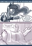  comic dialog dialogue english_text equine female feral friendship_is_magic hair horn horse john_joseco mammal my_little_pony pillow pony princess princess_celestia_(mlp) princess_luna_(mlp) royalty sibling siblings sisters text tumblr winged_unicorn wings 