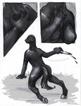  breasts dickgirl herm hybrid intersex nude outside sheath skulldog solo symbiote transformation unwilling 