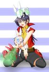  1girl boots bunny duel_monster machine rabbit saotome_rei yu-gi-oh! yuu-gi-ou_gx 