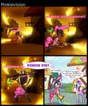  belt blue_eyes building comic cutie_mark dialog dialogue english_text equine eyewear female feral fire flame_thrower flamethrower friendship_is_magic gas_mask goggles grenade gummy_(mlp) hair horn horse house mammal multi-colored_hair my_little_pony oxygen_tank pinkie_pie_(mlp) pony pyro_(team_fortress_2) rainbow ranged_weapon reptile scalie subjectnumber2394 team_fortress_2 text twilight_sparkle_(mlp) unicorn weapon 