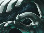  gen_2_pokemon highres lugia monster no_humans pokemon pokemon_(creature) rajewel realistic red_eyes solo 