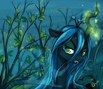  changeling female friendship_is_magic my_little_pony queen queen_chrysalis_(mlp) quiss royalty seductive smile solo 