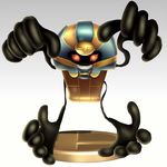  bad_pixiv_id cofagrigus egypt gen_5_pokemon gonzarez grin no_humans pokemon pokemon_(creature) pokemon_(game) pokemon_bw smile super_smash_bros. trophy 